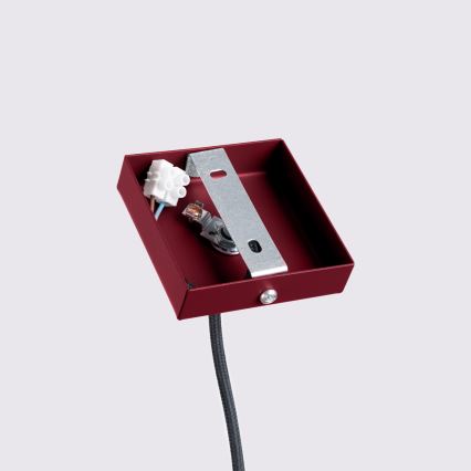 Brilagi - LED κρεμαστό φωτιστικό με καλώδιο CRESTO 1xGU10/10W/230V μπορντό