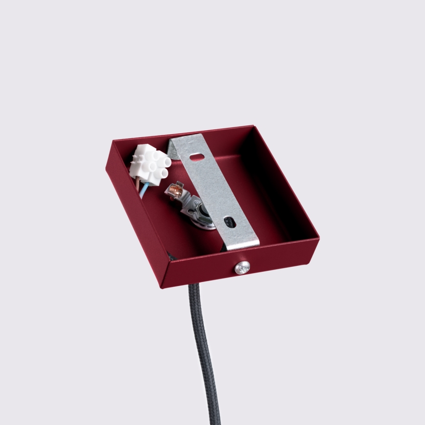 Brilagi - LED κρεμαστό φωτιστικό με καλώδιο CRESTO 1xGU10/10W/230V μπορντό