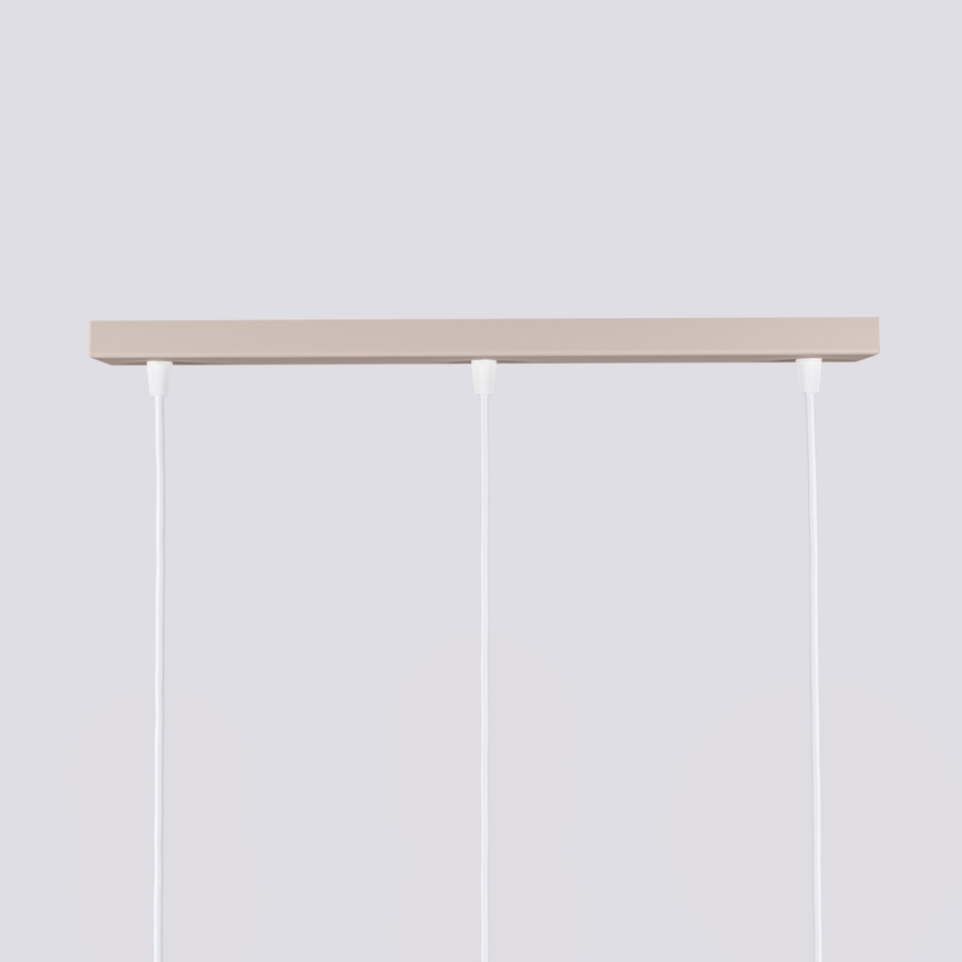 Brilagi - LED κρεμαστό φωτιστικό με καλώδιο CRESTO 3xGU10/10W/230V τάουπ