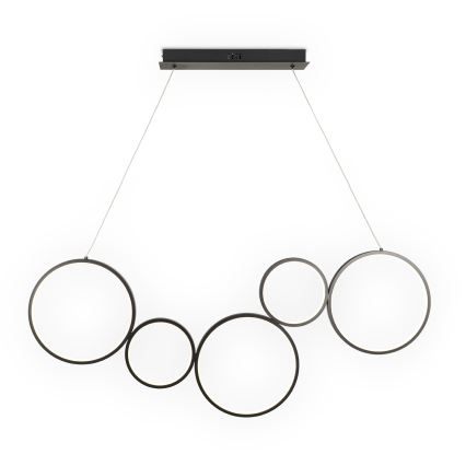 Brilagi - LED κρεμαστό φωτιστικό με καλώδιο ECHO LED/60W/230V 4000K 100 cm μαύρο