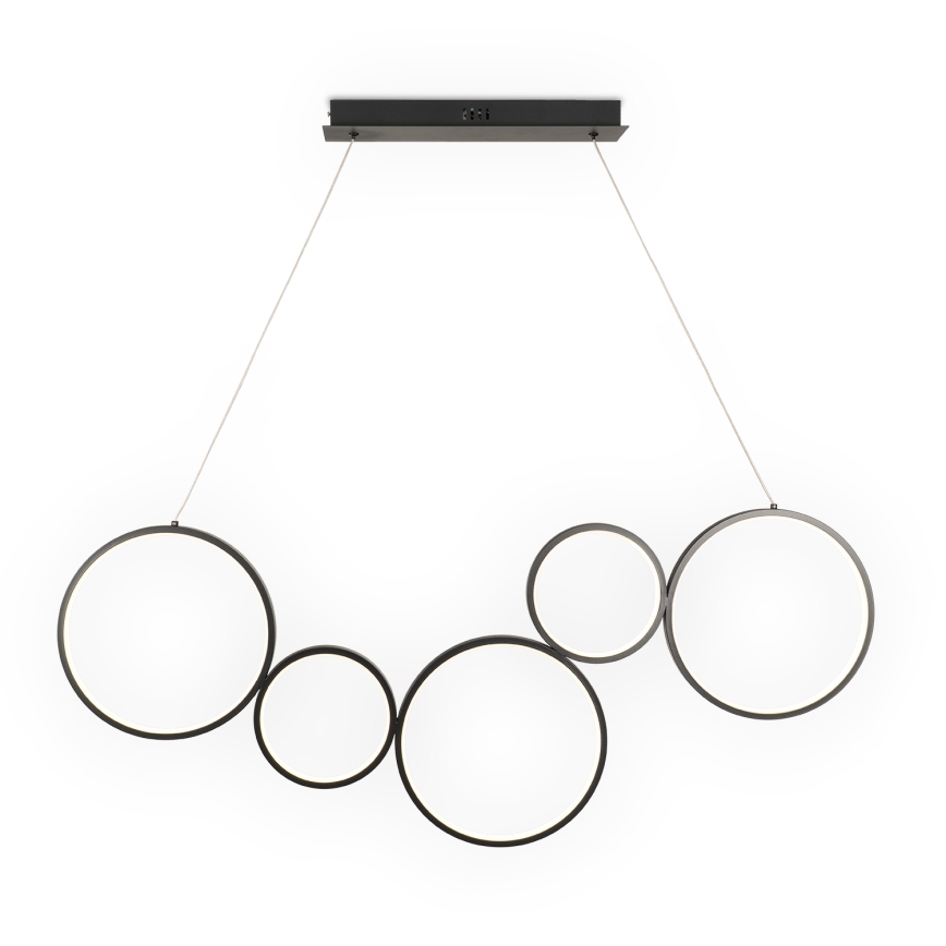 Brilagi - LED κρεμαστό φωτιστικό με καλώδιο ECHO LED/60W/230V 4000K 100 cm μαύρο