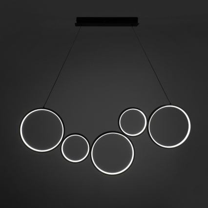 Brilagi - LED κρεμαστό φωτιστικό με καλώδιο ECHO LED/60W/230V 4000K 100 cm μαύρο