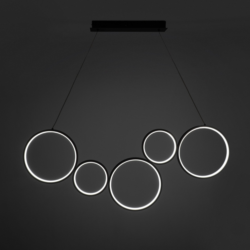 Brilagi - LED κρεμαστό φωτιστικό με καλώδιο ECHO LED/60W/230V 4000K 100 cm μαύρο