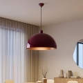 Brilagi - LED κρεμαστό φωτιστικό με καλώδιο METALO 1xE27/40W/230V Ø 60 cm μπουργουντί/χάλκινο
