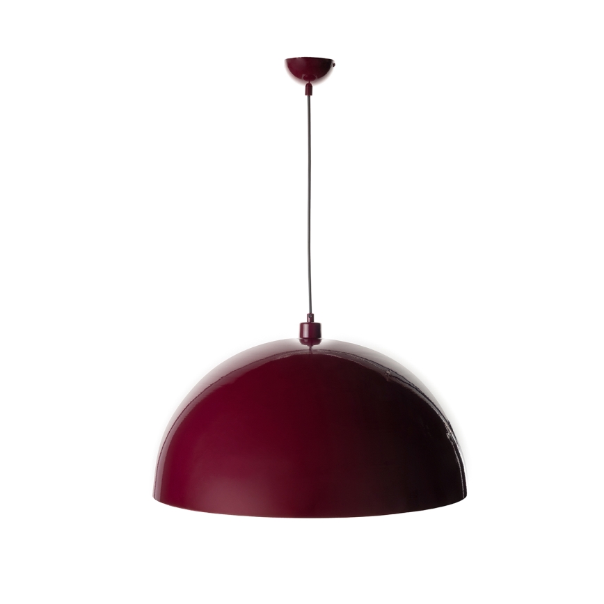 Brilagi - LED κρεμαστό φωτιστικό με καλώδιο METALO 1xE27/40W/230V Ø 60 cm μπουργουντί/χάλκινο