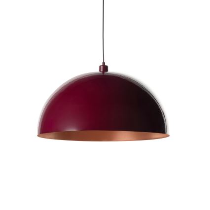 Brilagi - LED κρεμαστό φωτιστικό με καλώδιο METALO 1xE27/40W/230V Ø 60 cm μπουργουντί/χάλκινο