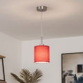 Brilagi - LED κρεμαστό φωτιστικό με καλώδιο NUBILA 1xE27/60W/230V Ø 14 cm κόκκινο