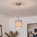 Brilagi - LED κρεμαστό φωτιστικό με καλώδιο NUBILA 1xE27/60W/230V Ø 14 cm γκρι