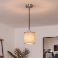 Brilagi - LED κρεμαστό φωτιστικό με καλώδιο NUBILA 1xE27/60W/230V Ø 14 cm μαύρο/καφέ