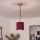 Brilagi - LED κρεμαστό φωτιστικό με καλώδιο NUBILA 1xE27/60W/230V Ø 14 cm μαύρο/πομπηιανό κόκκινο