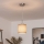 Brilagi - LED κρεμαστό φωτιστικό με καλώδιο NUBILA 1xE27/60W/230V Ø 14 εκ. καφέ