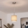 Brilagi - LED κρεμαστό φωτιστικό με καλώδιο NUBILA 1xE27/60W/230V διάμ. 14 cm ανοιχτό καφέ