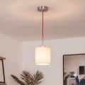 Brilagi - LED κρεμαστό φωτιστικό με καλώδιο NUBILA 1xE27/60W/230V διάμ. 14 εκ. κόκκινο/εκρού