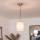Brilagi - LED κρεμαστό φωτιστικό με καλώδιο NUBILA 1xE27/60W/230V διάμ. 14 εκ. κόκκινο/εκρού