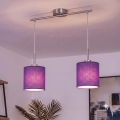 Brilagi - LED κρεμαστό φωτιστικό με καλώδιο NUBILA 2xE27/60W/230V μωβ