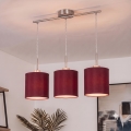 Brilagi - LED κρεμαστό φωτιστικό με καλώδιο NUBILA 3xE27/60W/230V πομπηϊκό κόκκινο