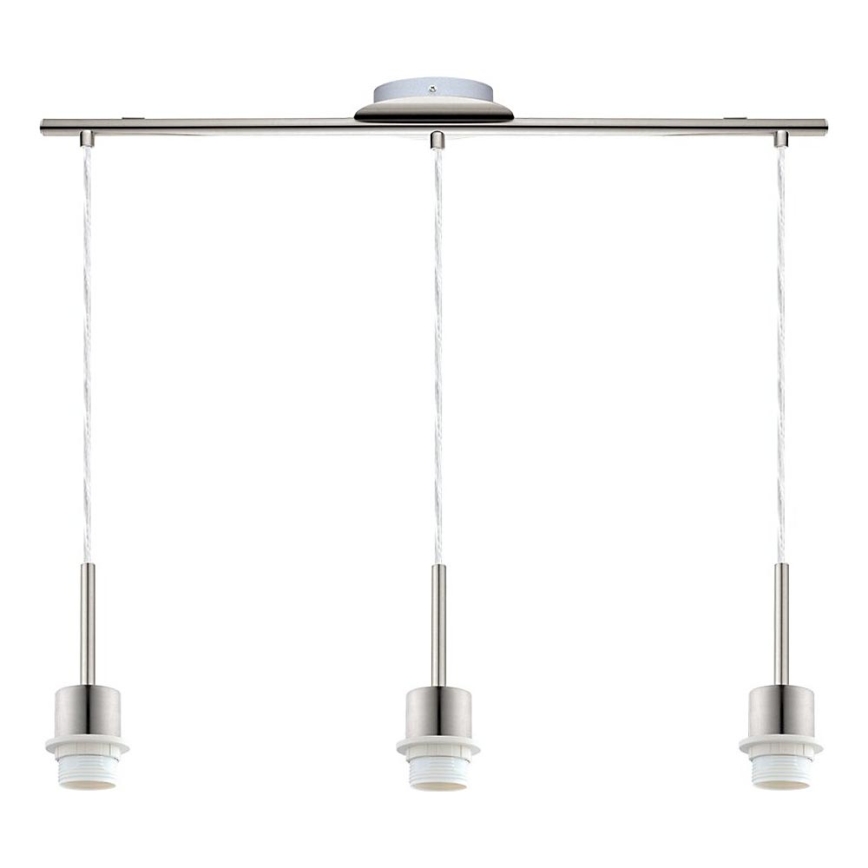 Brilagi - LED κρεμαστό φωτιστικό με καλώδιο NUBILA 3xE27/60W/230V πομπηϊκό κόκκινο