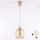 Brilagi - LED κρεμαστό φωτιστικό με καλώδιο RETRO GLASS 1xE27/60W/230V Ø 14 cm μπεζ/καπνιστό καφέ