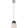 Brilagi - LED κρεμαστό φωτιστικό με καλώδιο RETRO GLASS 1xE27/60W/230V Ø 15,5 cm ασημί/καπνιστό μπεζ/μαύρο