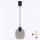 Brilagi - LED κρεμαστό φωτιστικό με καλώδιο RETRO GLASS 1xE27/60W/230V διάμ. 14 cm μαύρο/καπνιστό γκρι