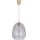 Brilagi - LED κρεμαστό φωτιστικό με καλώδιο RETRO GLASS 1xE27/60W/230V διάμ. 26 εκ. μπεζ/καπνιστό γκρι