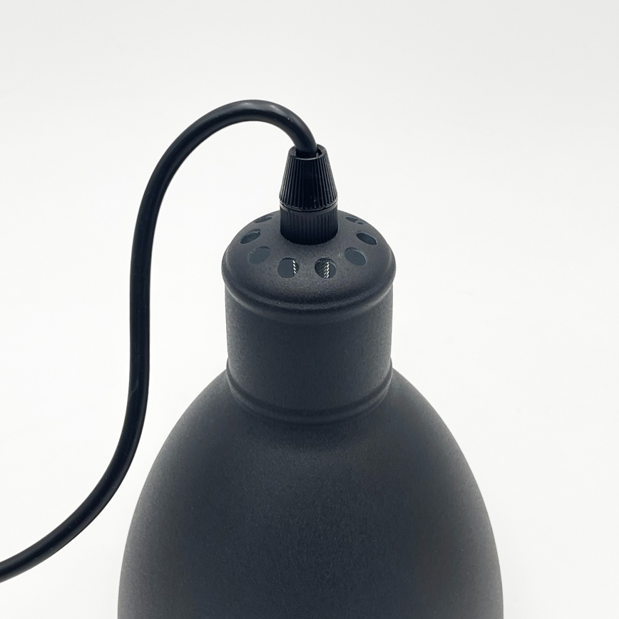 Brilagi - LED κρεμαστό φωτιστικό με καλώδιο RIDDY 1xE27/60W/230V μαύρο