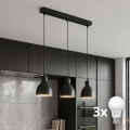 Brilagi - LED κρεμαστό φωτιστικό με καλώδιο RIDDY 3xE27/60W/230V μαύρο