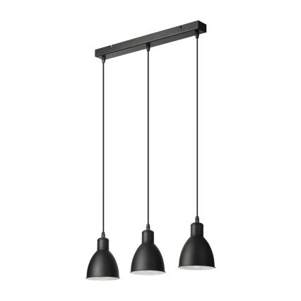 Brilagi - LED κρεμαστό φωτιστικό με καλώδιο RIDDY 3xE27/60W/230V μαύρο