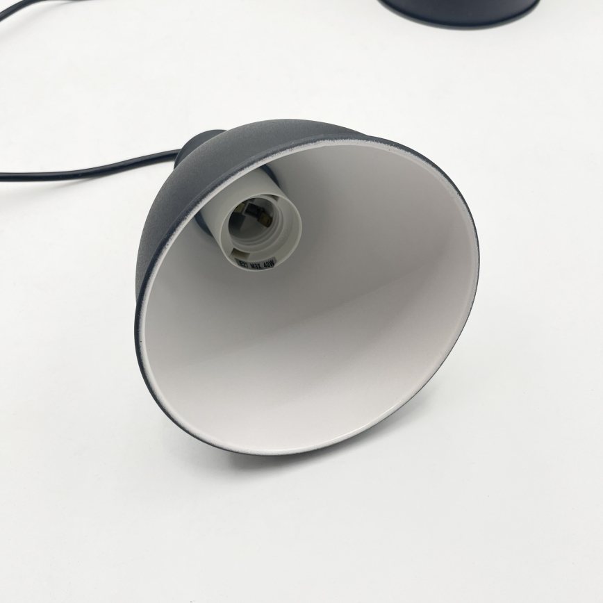 Brilagi - LED κρεμαστό φωτιστικό με καλώδιο RIDDY 3xE27/60W/230V μαύρο