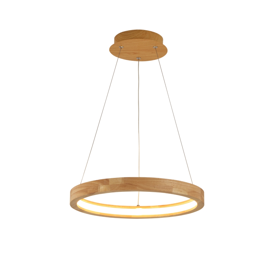 Brilagi - LED κρεμαστό φωτιστικό με καλώδιο UMEA WOOD LED/30W/230V Ø 40 cm ξύλο