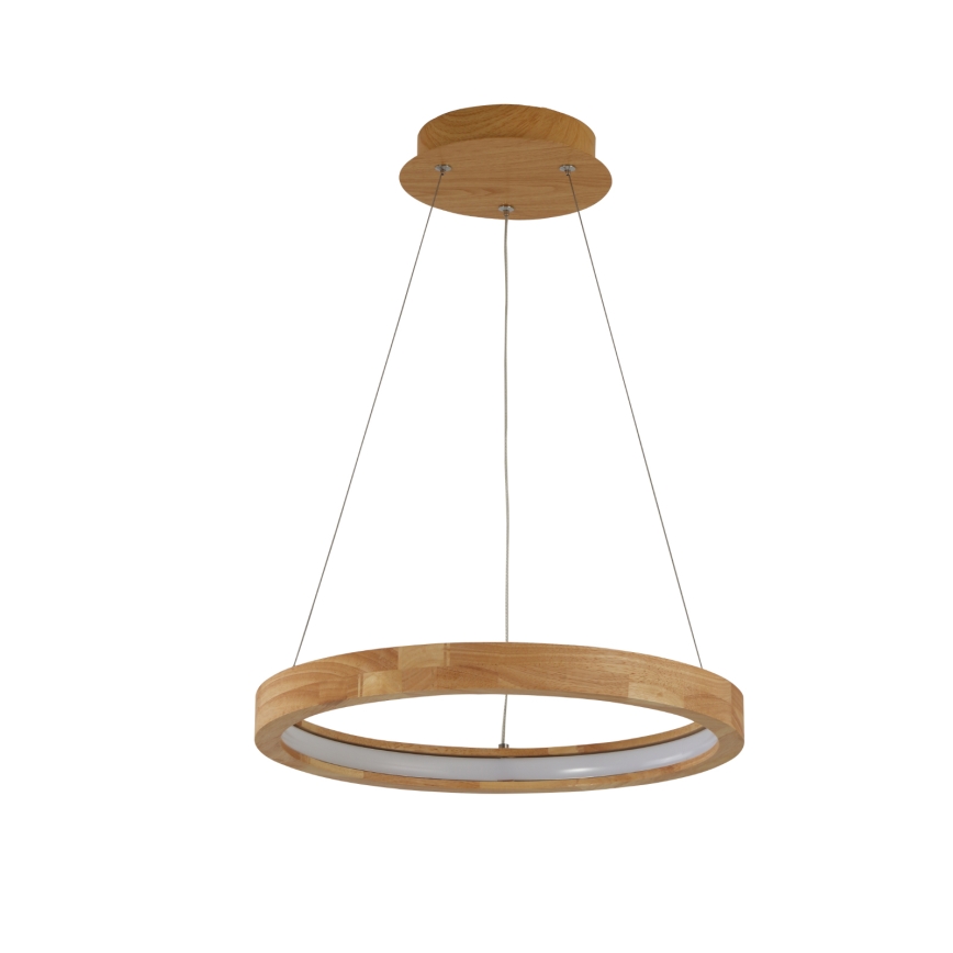 Brilagi - LED κρεμαστό φωτιστικό με καλώδιο UMEA WOOD LED/30W/230V Ø 40 cm ξύλο