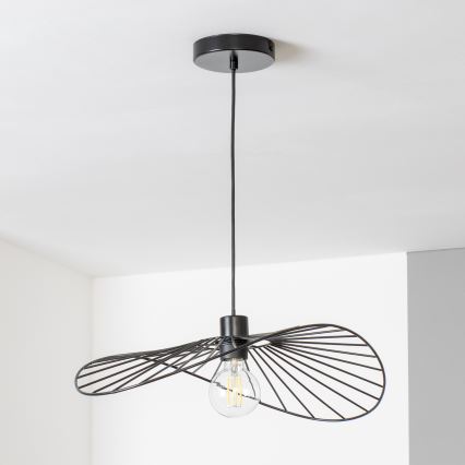 Brilagi - LED κρεμαστό φωτιστικό με σύρμα CERIA WIRE 1xE27/40W/230V 40x56 cm μαύρο