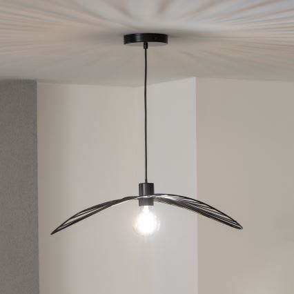 Brilagi - LED κρεμαστό φωτιστικό με σύρμα CERIA WIRE 1xE27/40W/230V 40x56 cm μαύρο