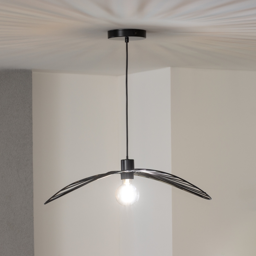Brilagi - LED κρεμαστό φωτιστικό με σύρμα CERIA WIRE 1xE27/40W/230V 40x56 cm μαύρο