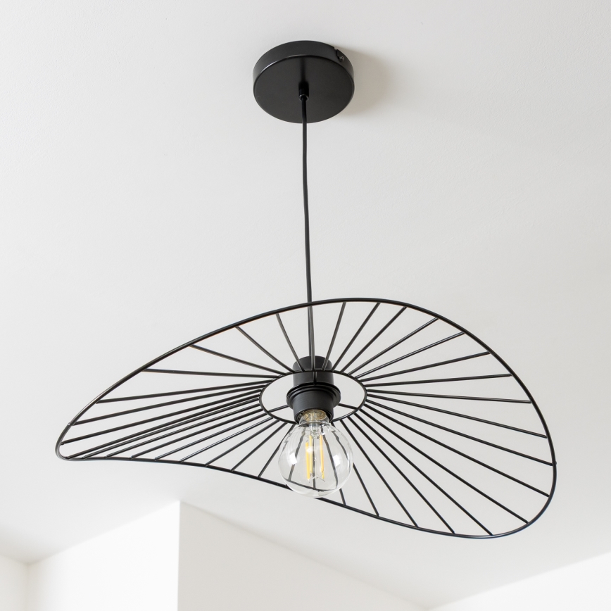 Brilagi - LED κρεμαστό φωτιστικό με σύρμα CERIA WIRE 1xE27/40W/230V 40x56 cm μαύρο