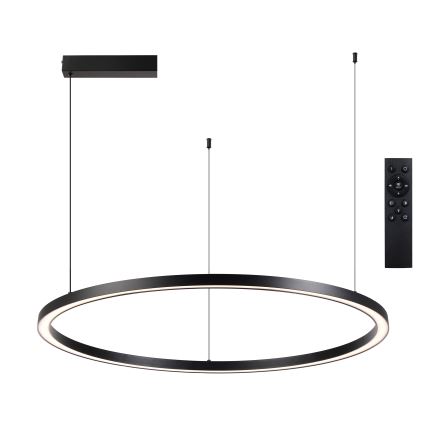 Brilagi - Ρυθμιζόμενος LED πολυέλαιος σε καλώδιο PORTOFINO LED/98W/230V 3000-6000K μαύρος + τηλεχειριστήριο
