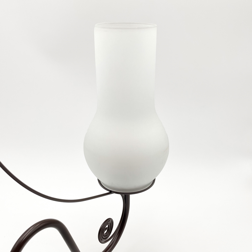 Brilagi - LED Κρεμαστό φωτιστικό οροφής COTTAGE 3xE14/40W/230V καφέ/λευκό