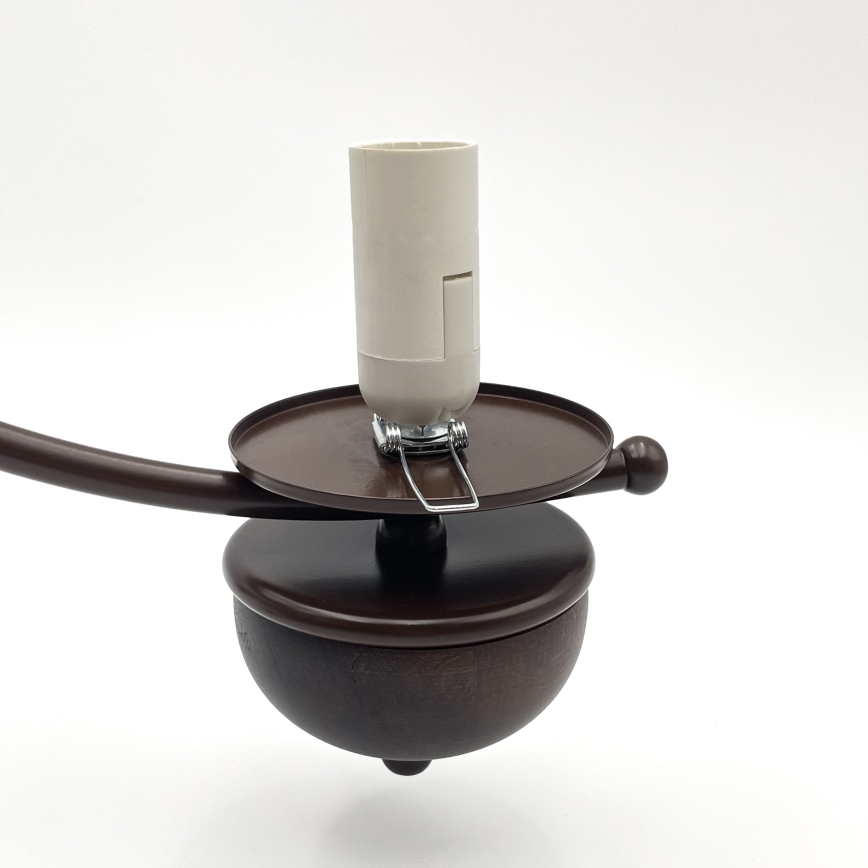 Brilagi - LED Κρεμαστό φωτιστικό οροφής COTTAGE 3xE14/40W/230V δρυς/λευκό