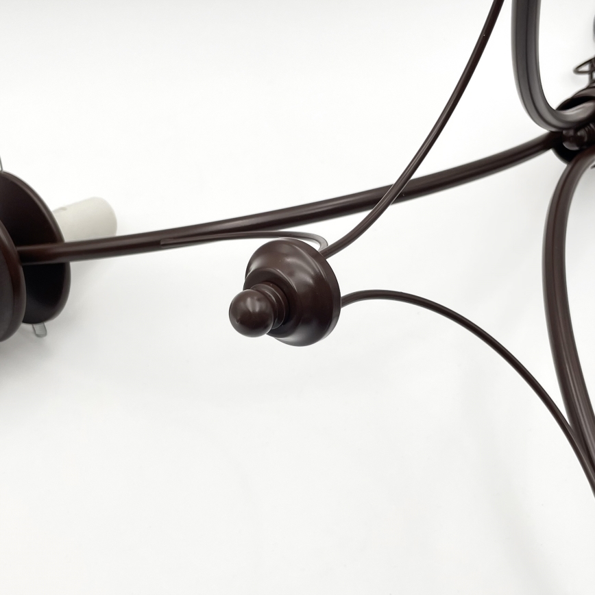 Brilagi - LED Κρεμαστό φωτιστικό οροφής COTTAGE 3xE14/40W/230V δρυς/λευκό