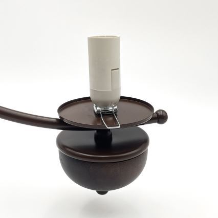 Brilagi - LED Κρεμαστό φωτιστικό οροφής COTTAGE 5xE14/40W/230V δρυς/καφέ