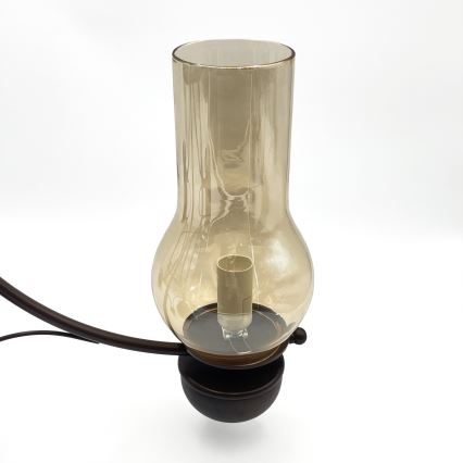 Brilagi - LED Κρεμαστό φωτιστικό οροφής COTTAGE 5xE14/40W/230V δρυς/καφέ