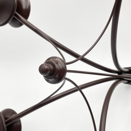 Brilagi - LED Κρεμαστό φωτιστικό οροφής COTTAGE 5xE14/40W/230V δρυς/καφέ