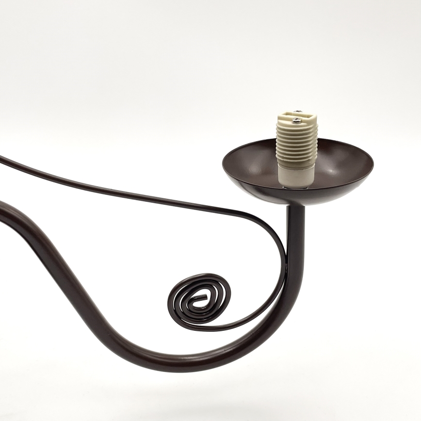 Brilagi - LED Κρεμαστό φωτιστικό οροφής COTTAGE 5xG9/40W/230V καφέ/λευκό