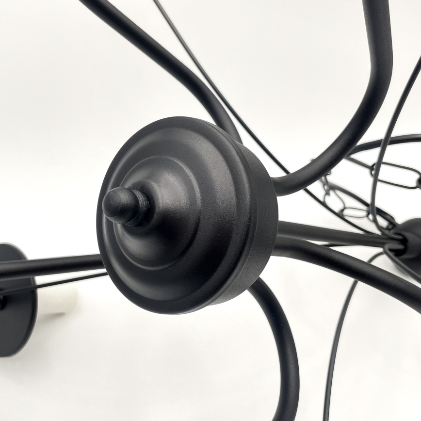 Brilagi - LED Κρεμαστό φωτιστικό οροφής COTTAGE 5xG9/40W/230V μαύρο/λευκό