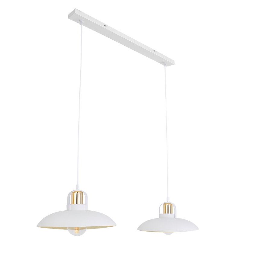 Brilagi - LED Κρεμαστό φωτιστικό οροφής FLAMENGO 2xE27/60W/230V λευκό