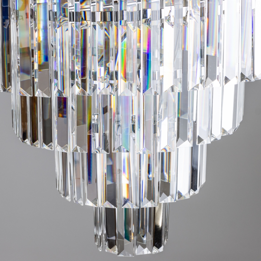 Brilagi - LED Κρυστάλλινο κρεμαστό φωτιστικό οροφής MOZART 5xE14/40W/230V γυαλιστερό χρώμιο