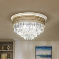 Brilagi - LED Κρυστάλλινο φωτιστικό οροφής VELURE 5xE14/40W/230V χρυσαφί