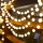 Brilagi - LED ηλιακή διακοσμητική γιρλάντα BUBBLE 200 LED/8 λειτουργίες 20m IP65 θερμό λευκό 800 mAh