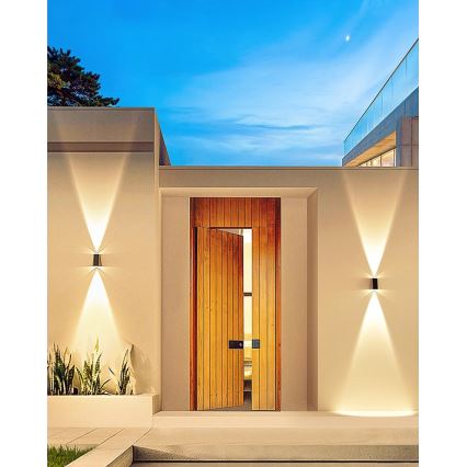 Brilagi - LED Ηλιακό Επιτοίχιο Φωτιστικό PYRAMID LED/2W/3,2V 1300 mAh IP54