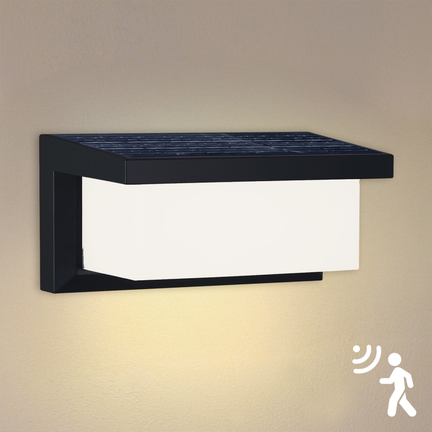 Brilagi - LED ηλιακό φωτιστικό τοίχου με αισθητήρα κίνησης και λυκόφωτος BRICKY LED/5W/6V 4000 mAh IP65